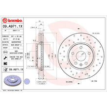 Load image into Gallery viewer, Brembo OE 10-15 Chevrolet Camaro/10-17 Equinox/14-20 Impala Drilled Xtra Brake Disc - Front