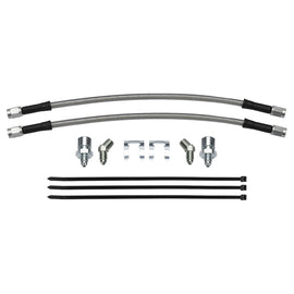 Wilwood 89-98 Nissan 240SX / 89-02 Nissan Skyline Rear Flexline Kit (M10x1.0 to 1/8-27)