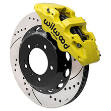 Load image into Gallery viewer, Wilwood 99-12 Porsche 911 (996/997) Aero6 Front Brake Kit Drill/Slot 14.00in Rotor W/Lines - Ylw