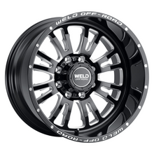 Load image into Gallery viewer, Weld Slingblade 20x10 / 8x180 / 4.75 BS / 124.3 HB - Gloss Black Milled - Non-BL Wheel