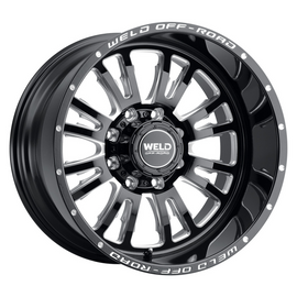 Weld Slingblade 20x9 / 8x165.1 / 5.75 BS / 125.1 HB - Gloss Black Milled - Non-BL Wheel