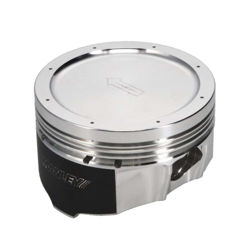 Manley 4.6L Ford Modular (2/4 Valve) 3.552in Bore 1.2in CD 11cc Turbo Tuff Dish Pistons - Set of 8