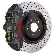 Load image into Gallery viewer, Brembo 03-07 Cayenne/S/Turbo Fr GTS BBK 6Pis Cast 405x34 2pc Rotor Drilled-Black HA