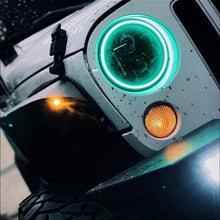 Load image into Gallery viewer, Oracle 7in High Powered LED Headlights - Black Bezel - ColorSHIFT - BC1 NO RETURNS