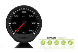 GReddy Sirius Meter - Oil Temp 20/140 (Deg.C) 74mm Analog Gauge (w/Oil Temp Sensor & Harness Set)