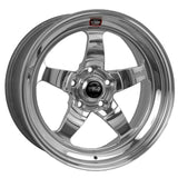 Weld S71 18x8 / 5x120mm BP / 5.1in. BS Polished Wheel (High Pad) - Non-Beadlock