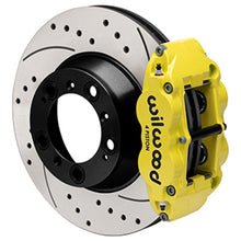 Load image into Gallery viewer, Wilwood 99-12 Porsche 911 (996/997) Superlite 4R Rear Brake Kit Drilled 14.00in Rotor w/Lines - Ylw