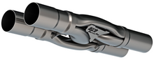 Load image into Gallery viewer, Borla SwitchFire X-pipe 2.5I.D.  INLETS 2.5in. O.D. OUTLETS Un-Notched