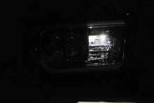 Load image into Gallery viewer, AlphaRex 07-13 Toyota Tundra (w/Lvl Adj) NOVA LED Proj Headlights Plank Alpha Blk w/Seq Signal/RDL