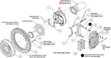 Load image into Gallery viewer, Wilwood kit rear XRS4R big ford new style 2.50 offset 14.00 rotor GT red