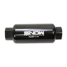 Load image into Gallery viewer, Snow Performance Fuel Filter Post Filter 30 Micron -12 ORB Inlet/Outlet