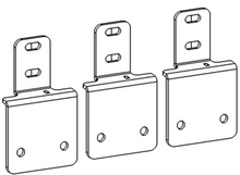 Load image into Gallery viewer, Go Rhino 05-26 Nissan Frontier (4dr) Dominator Xtreme Side Step Mounting Brackets - Tex. Blk