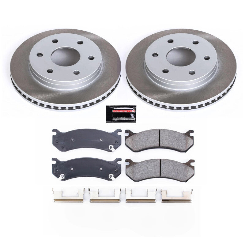 Power Stop 00-06 GMC Yukon XL 1500 Front Semi-Coated Rotor Kit