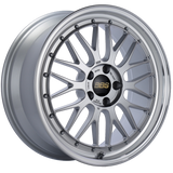 BBS LM 19x8.5 5x112 ET48 Diamond Silver Center Diamond Cut Lip Wheel -82mm PFS/Clip Required