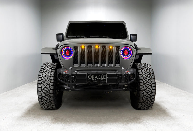 Oracle Pre-Runner Style LED Grille Kit for Jeep Gladiator JT - Amber NO RETURNS