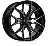 Vossen HF6-5 24x10 / 6x139.7 / ET25 / Deep Face / 106.1 - Tinted Gloss Black Wheel