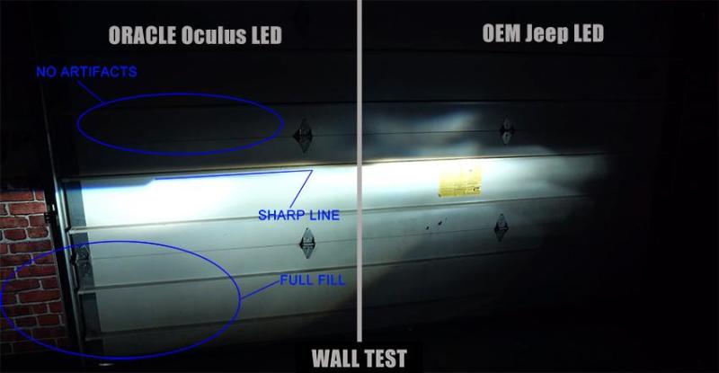 Oracle Oculus Bi-LED Projector Headlights for Jeep JL/Gladiator JT - Satin Silver - 5500K NO RETURNS