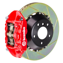Load image into Gallery viewer, Brembo 17+ LC500/18+ LS500 Rear GT BBK 4 Piston Cast 380x28 2pc Rotor Slotted Type-1-Red