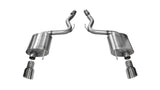 Corsa 2015-2017 Ford Mustang GT 5.0 3in Axle Back Exhaust Polish Dual Tips (Touring)