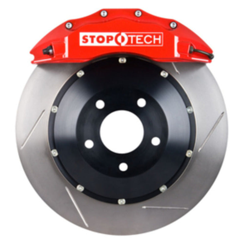 StopTech 07-09 Escalade/Suburban/Tahoe/Yukon Rear BBK w/ Red ST-60 Calipers Slotted 380x32mm Rotors