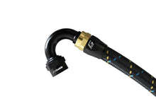 Load image into Gallery viewer, GReddy AN04 150 DEGREE HOSE END SWIVEL BLACK/GOLD ANODIZED