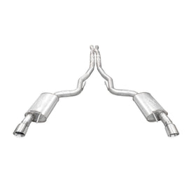 Stainless Works 2024 Mustang GT Catback Dual Tips Redline Sound X-Pipe Performance Connect Exhaust