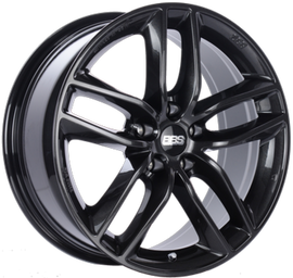 BBS SX 17x7.5 5x120 ET37 Crystal Black Wheel -72.5mm