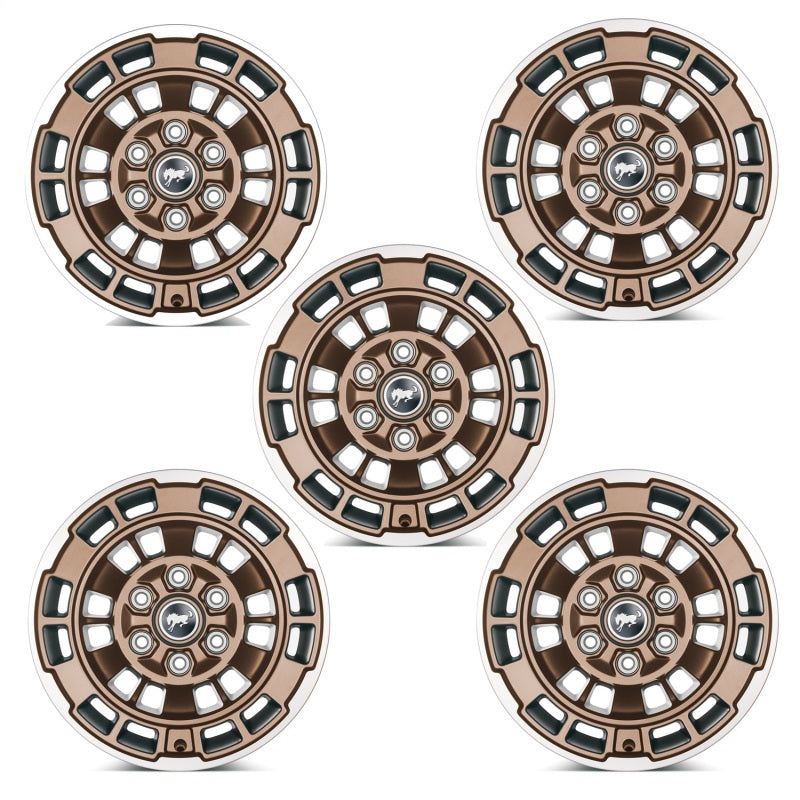 Ford Racing 21-23 Bronco 17x8.5 Wheel Kit - Sinister Bronze