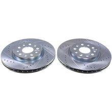 Load image into Gallery viewer, Power Stop 22-24 Jeep Grand Cherokee Front Drilled &amp; Slotted Rotor - Pair