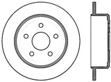 StopTech 07-18 Jeep Wrangler Cryo Slotted Rear Left Sport Brake Rotor