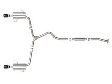 Load image into Gallery viewer, aFe Subaru Forester XT 14-18 H4-2.5L (t) Takeda 2-1/2in to 2-1/4in 304 SS Cat-Back- Black Tip