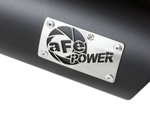 Load image into Gallery viewer, aFe MACH Force-Xp 304 Stainless Steel Clamp-on Exhaust Tip Black 3in Inletx4-1/2in Outletx12in L
