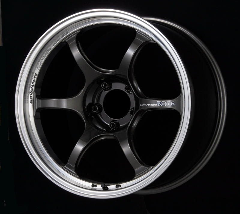 Advan RG-D2 18x9.5 +29 5-114.3 Machining & Black Gunmetallic Wheel