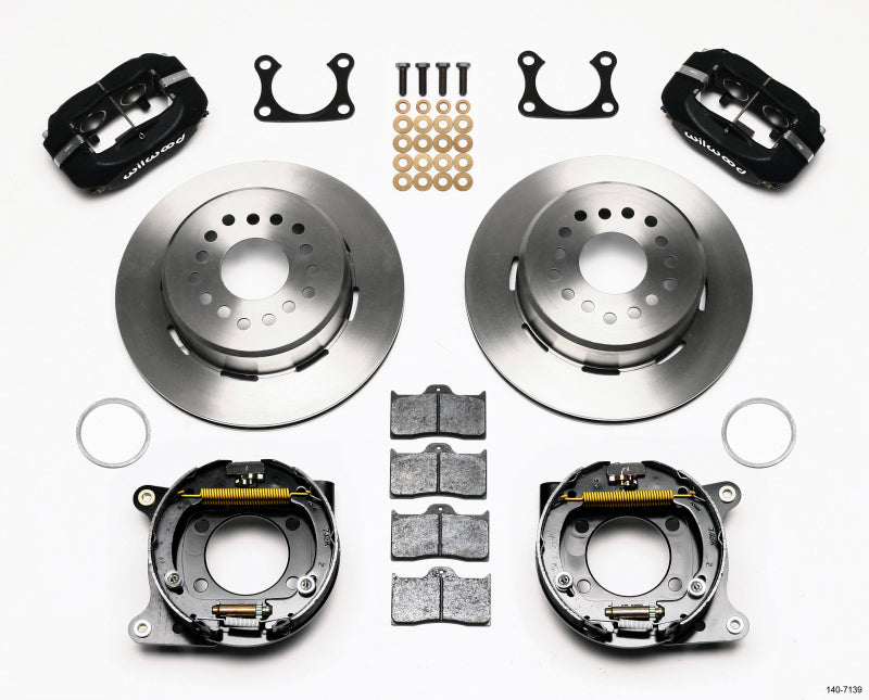 Wilwood Forged Dynalite P/S Park Brake Kit Big Ford 2.36in Offset