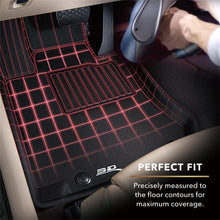 Load image into Gallery viewer, 3D MAXpider 2017-2020 Audi Q7/Q8 Kagu 2nd Row Floormats - Black