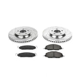 Power Stop 11-14 Ford Mustang Front Z23 Evolution Sport Brake Kit