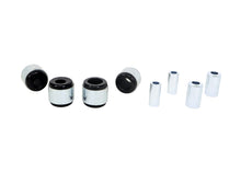 Load image into Gallery viewer, Whiteline 21-25 Ford Mustang Mach-E Fixed Rear Control Arm Upper - Inner &amp; Outer Bushing Kit