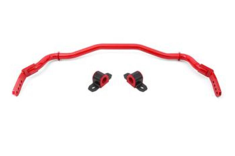 BMR 15-22 S550 Mustang Sway Bar Kit Front Hollow 38mm 3-Hole Adjustable Red