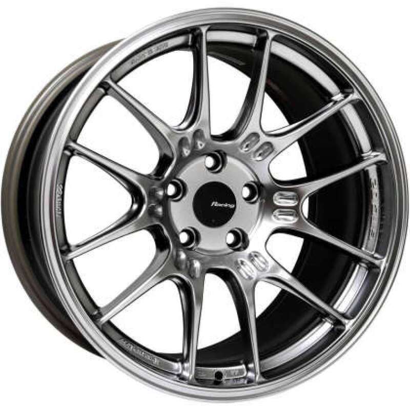 Enkei GTC02 17x9 5x100 43mm Offset 75mm Bore Hyper Silver Wheel