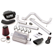 Load image into Gallery viewer, Banks Power 07-11 Jeep 3.8L Wrangler - 4dr Stinger Sys w/ AutoMind - SS Single Exhaust w/ Black Tip