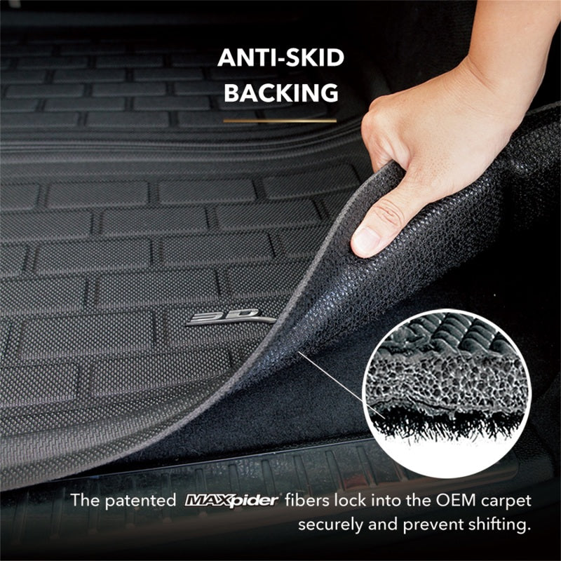 3D MAXpider - 2023 Audi A6 (C8) Cross Fold Kagu Cargo Liner - Black (Does Not Fit Allroad)