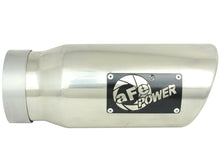 Load image into Gallery viewer, aFe MACH Force-Xp Universal Exhaust Tip 4 IN Inlet x 5 IN Outlet x 12 IN L- Polished Tip