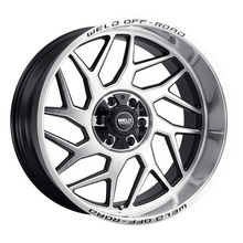 Load image into Gallery viewer, Weld Fulcrum 20x10 / 5x127 / 4.75 BS / 87.1 HB - Gloss Black Machined - Non-BL Wheel