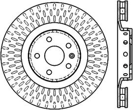 StopTech 09-15 Cadillac CTS-V Cryo Slotted Front Left Sport Brake Rotor