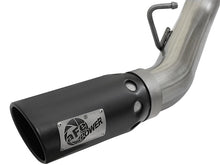 Load image into Gallery viewer, aFe LARGE BORE-HD 4in 409-SS DPF-Back Exhaust w/Dual Black Tips 2017 GM Duramax V8-6.6L (td) L5P