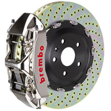 Load image into Gallery viewer, Brembo 93-98 Supra Front GTR BBK 6 Piston Billet380x34 2pc Rotor Drilled- Nickel Plated