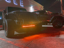 Load image into Gallery viewer, ORACLE Lighting 18-22 Jeep Wrangler JL Skid Plate w/ Integr LED Emitters - Amber NO RETURNS