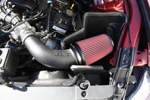 Load image into Gallery viewer, JLT 15-17 Ford Mustang V6 Black Textured Cold Air Intake Kit w/Red Filter