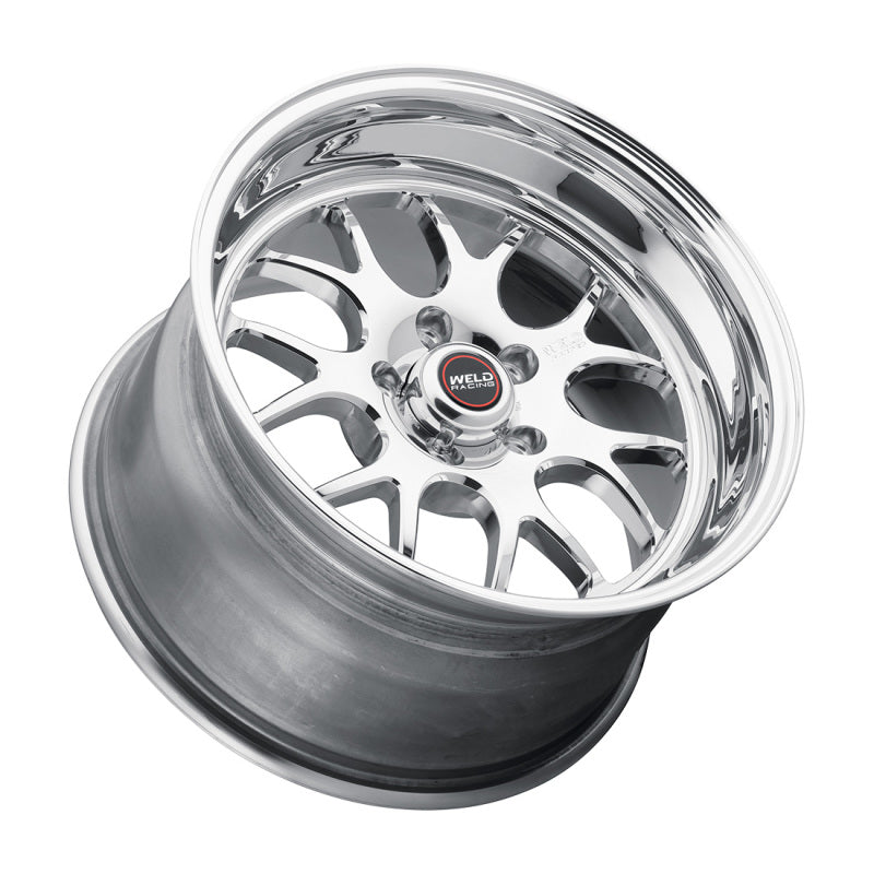 Weld RT-S S77 17x9 / 5x115 BP/ 6.2in Backspace (High Pad) Polished Wheel - Non-Beadlock