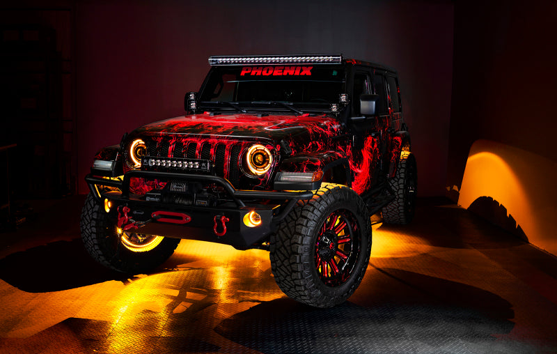 Oracle Jeep Wrangler JL/JT Sport High Performance W LED Fog Lights - w/o Controller NO RETURNS